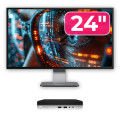 Pachet Calculator Second Hand HP ProDesk 400 G4 Mini PC, Intel Core i3-8100T 3.40GHz, 8GB DDR4, 256GB SSD + Monitor 24" Pachet Calculator Second Hand HP ProDesk 400 G4 Mini PC, Intel Core i3-8100T 3.40GHz, 8GB DDR4, 256GB SSD + Monitor 24"
