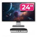 Pachet Calculator Second Hand HP EliteDesk 800 G5 Mini PC, Intel Core i5-9600 2.20 - 3.70GHz, 8GB DDR4, 256GB SSD + Monitor 24" Pachet Calculator Second Hand HP EliteDesk 800 G5 Mini PC, Intel Core i5-9600 2.20 - 3.70GHz, 8GB DDR4, 256GB SSD + Monitor 24"