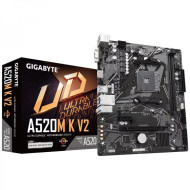 Placa de baza Gigabyte A520M K V2, Socket AM4, Micro ATX 23.3 x 19.8cm, pentru procesoare AMD gen 3, 4, si 5