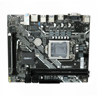 Placa de baza OptimX Pro H310, TMP 2.0, Socket 1151, compatibila cu procesoare Intel Gen 6/7/8/9 , DDR4