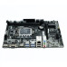 Placa de baza OptimX Pro H410, TPM 2.0, Socket LGA 1200, compatibila cu procesoare Intel Gen 10, DDR4